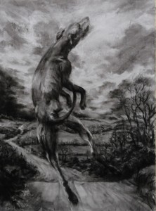 Chong Siew Ying, Jumping Dog in the Village (KIAS, Valentine Willie Fine Art, KL)